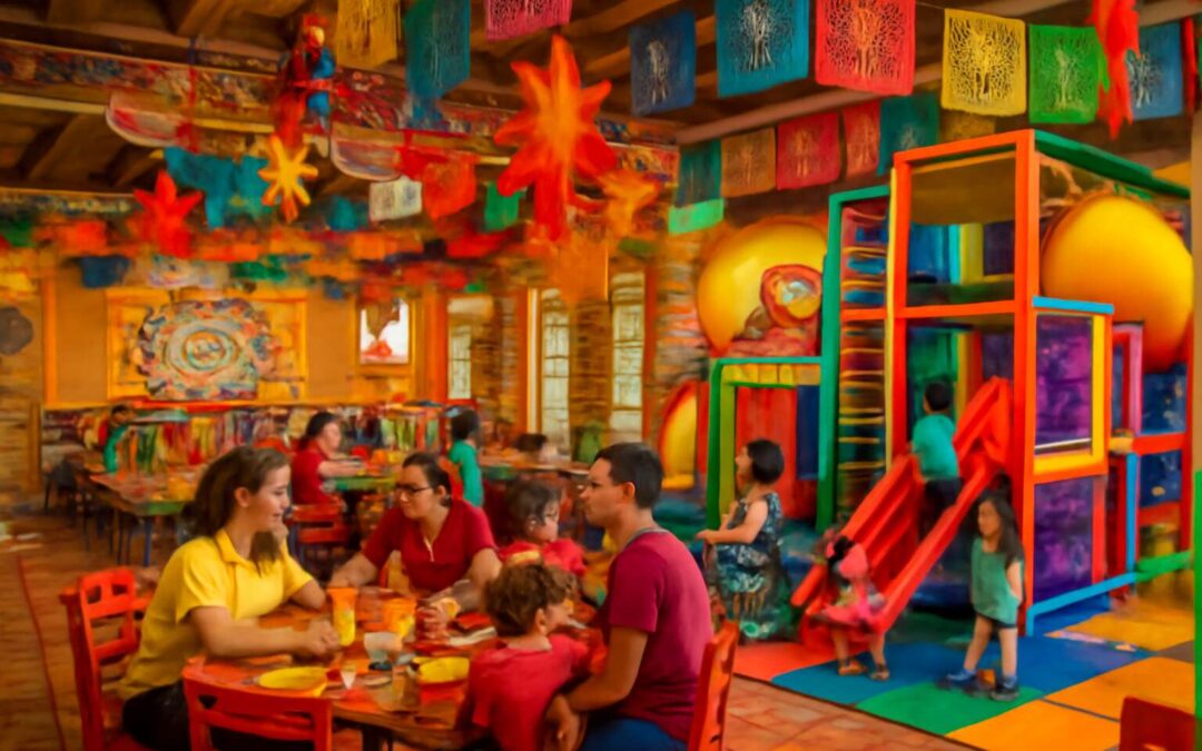 Family Fun Dining: mexican restaurant with playground and tasty bites