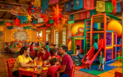 Family Fun Dining: mexican restaurant with playground and tasty bites