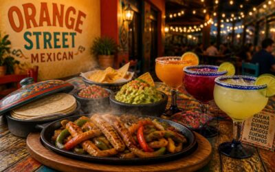Come to mexican restaurant orange street for lunch or dinner.