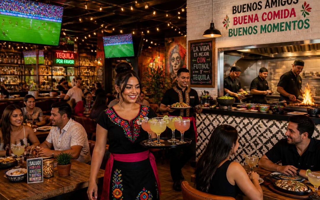 Enjoy a Mexican restaurant like Twin Peaks and watch the game.