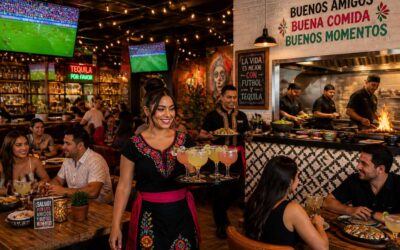 Enjoy a Mexican restaurant like Twin Peaks and watch the game.